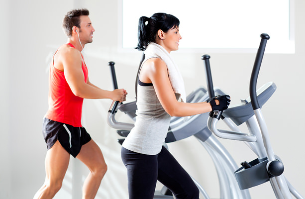 На элимптическом тренажере