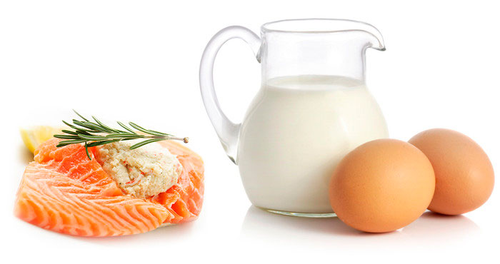 Продукты с витамино D
