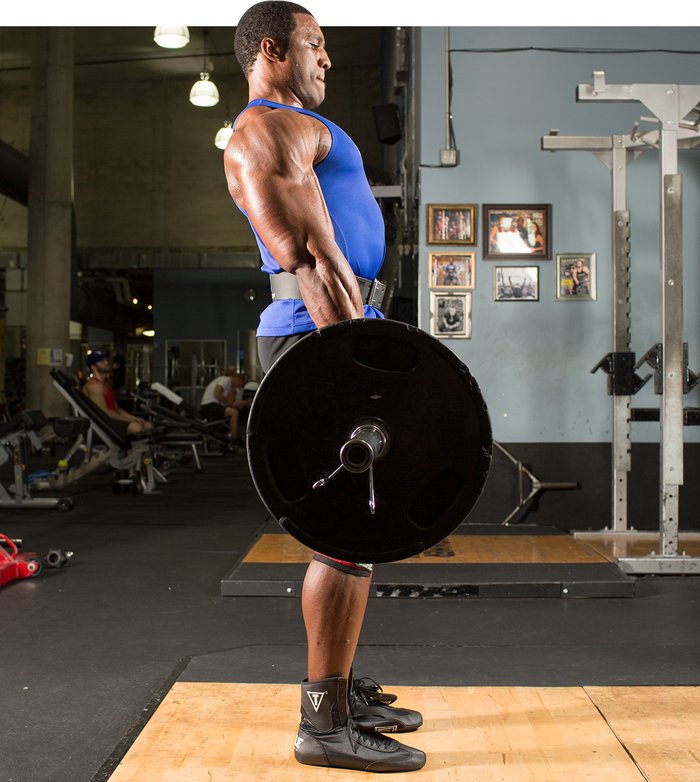 Становая тяга штанги