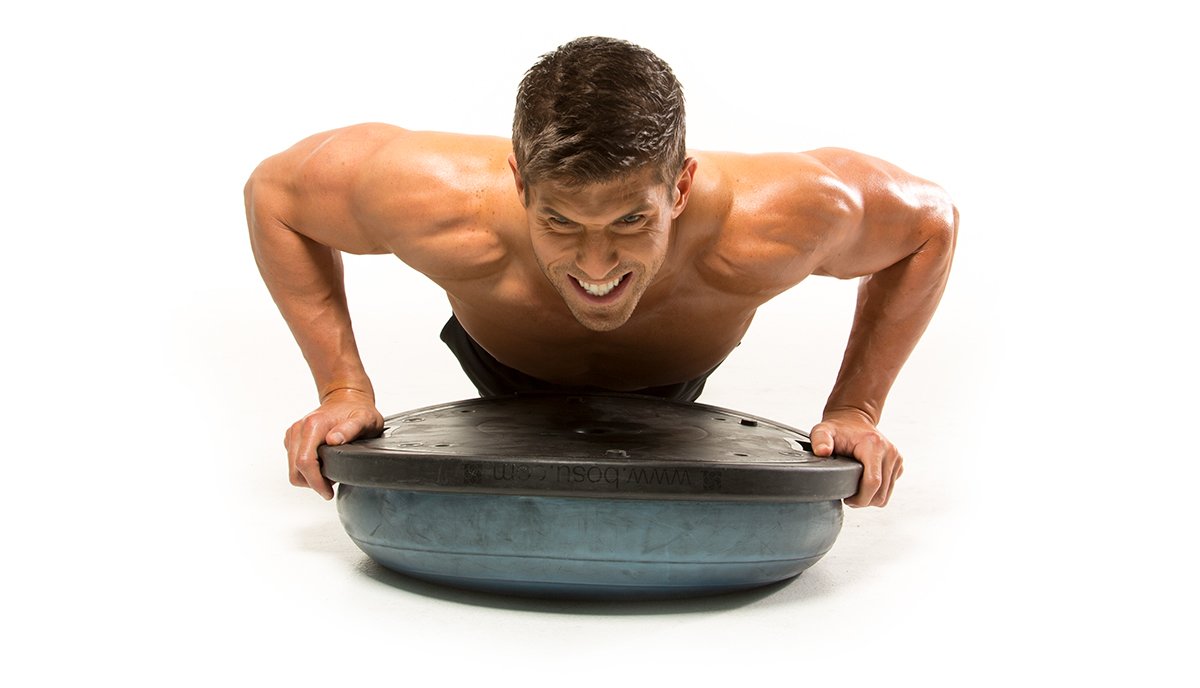 Отжимания на полусфере